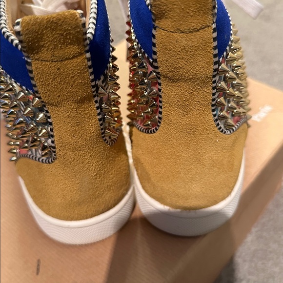 Christian Louboutin Spiked Colorful High-Tops - Picture 5 of 5